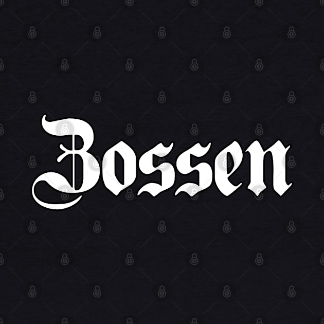 Zossen written with gothic font by Happy Citizen